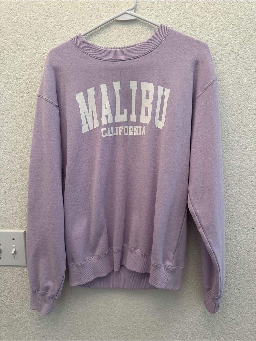 Malibu California Lavender Crewneck Sweatshirt - Unbranded